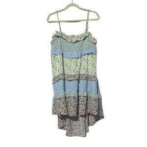 Umgee Boho Patchwork Floral Tiered Sundress